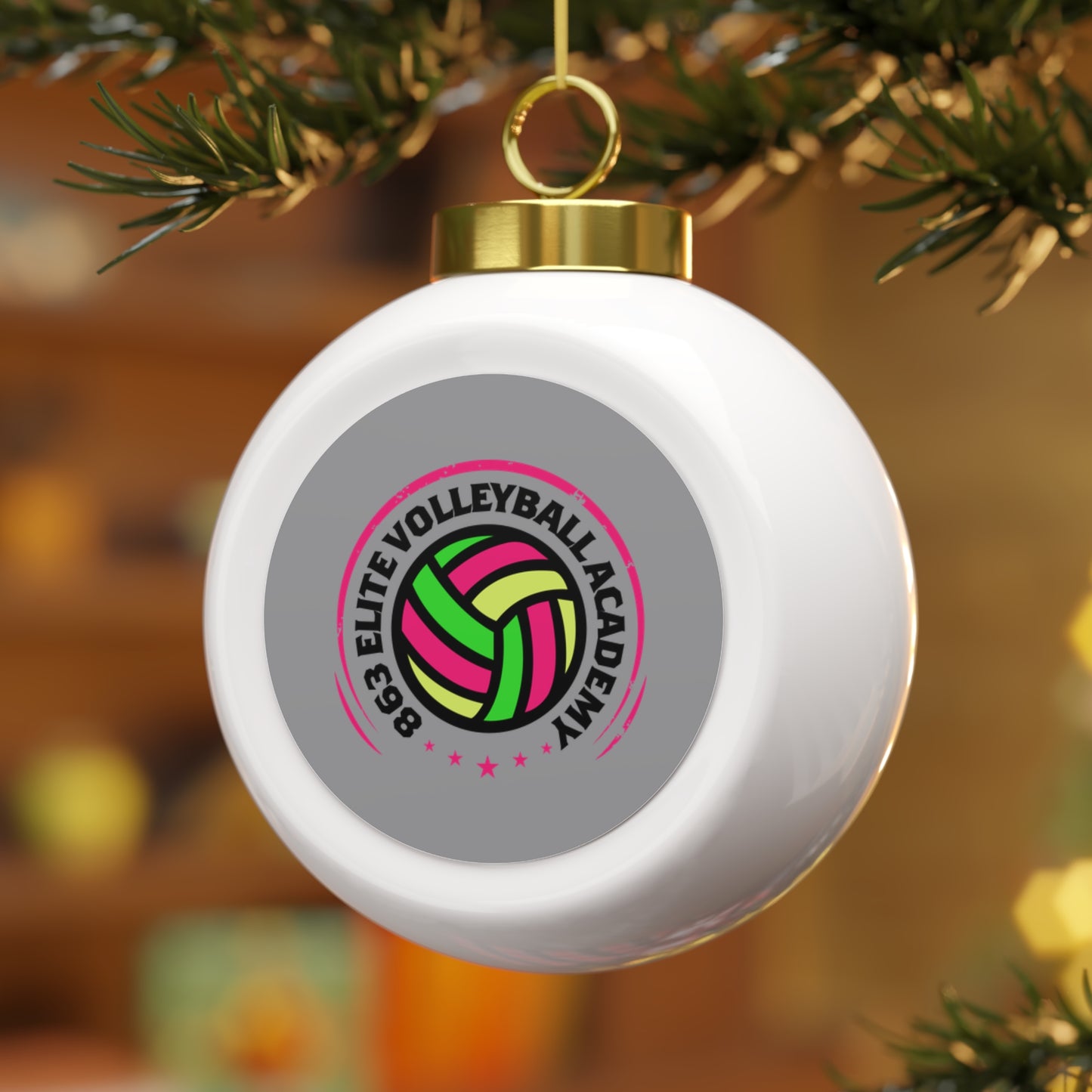 863 Elite Volleyball Christmas Ball Ornament