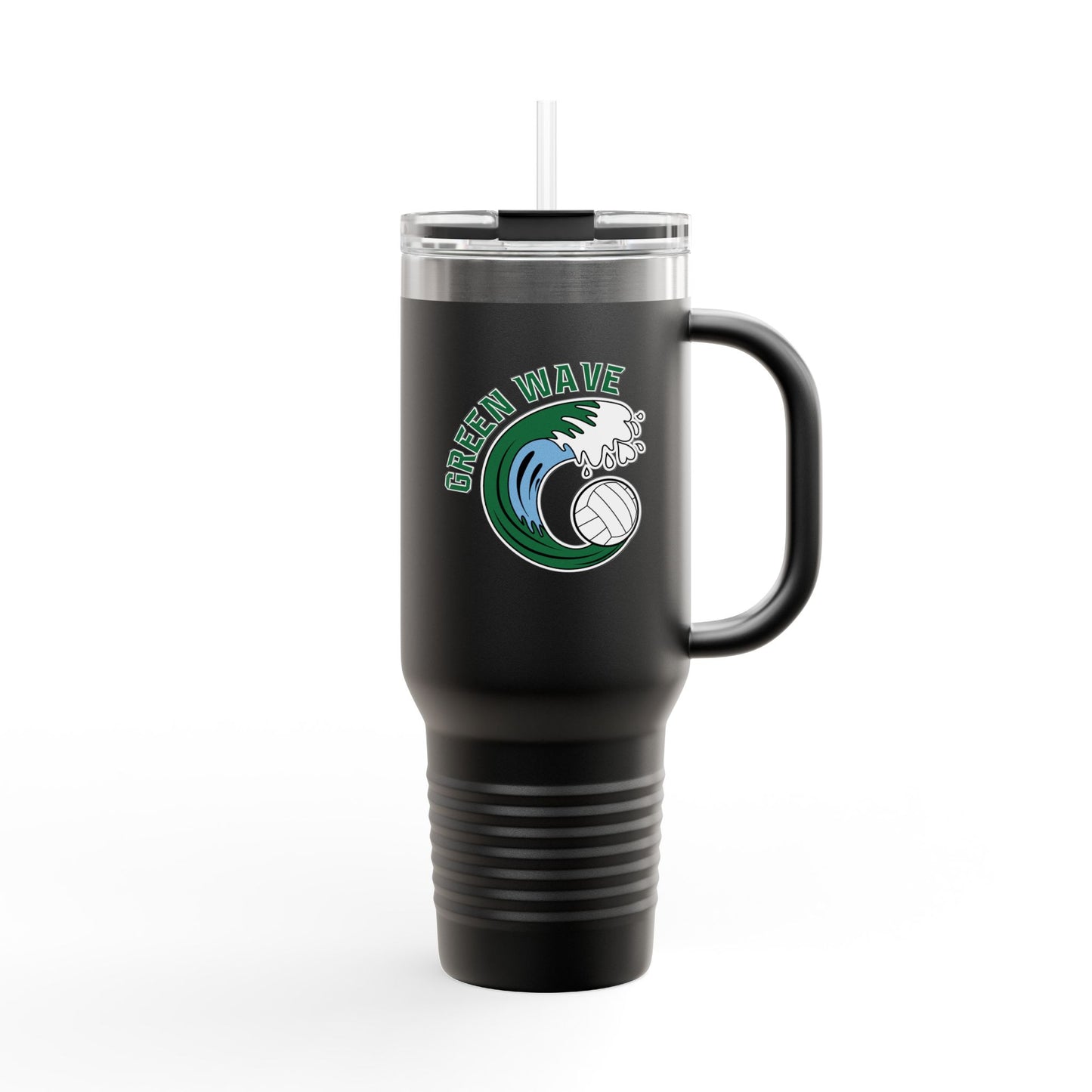 Green Wave Insulated Travel Mug (40 oz)