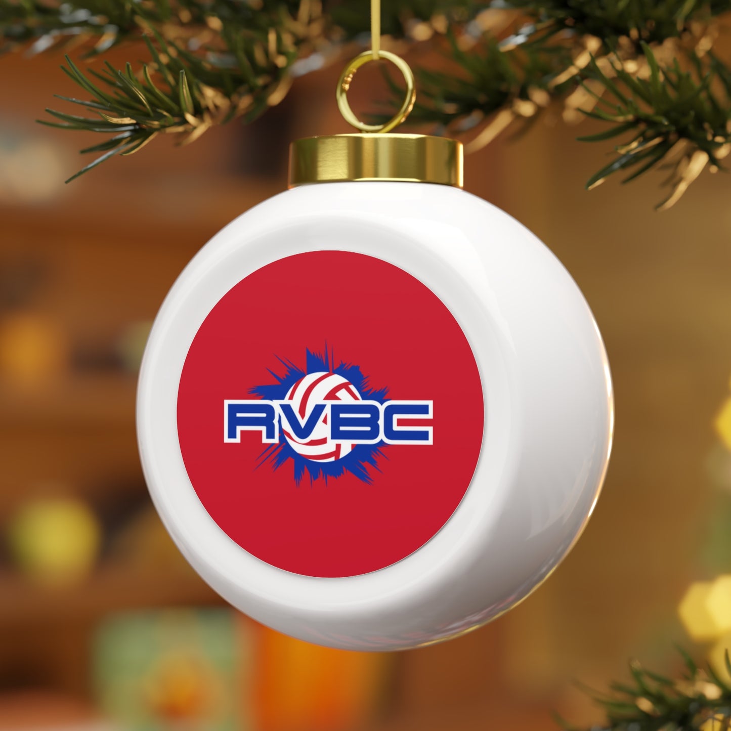 Ridgetop Volleyball Christmas Ball Ornament