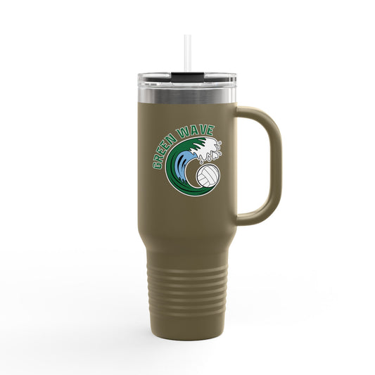 Green Wave Insulated Travel Mug (40 oz)