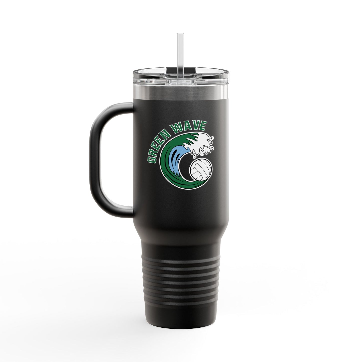 Green Wave Insulated Travel Mug (40 oz)