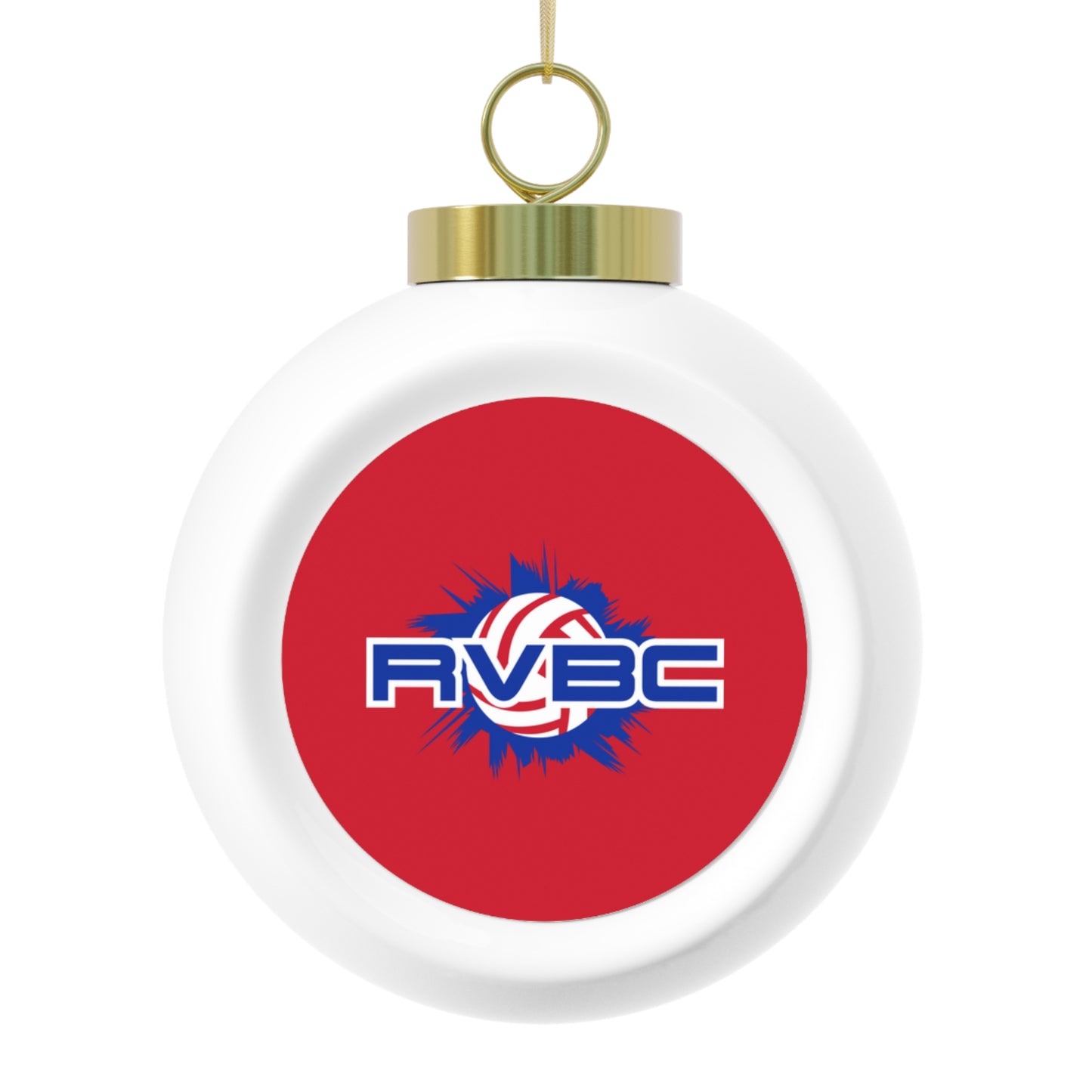 Ridgetop Volleyball Christmas Ball Ornament