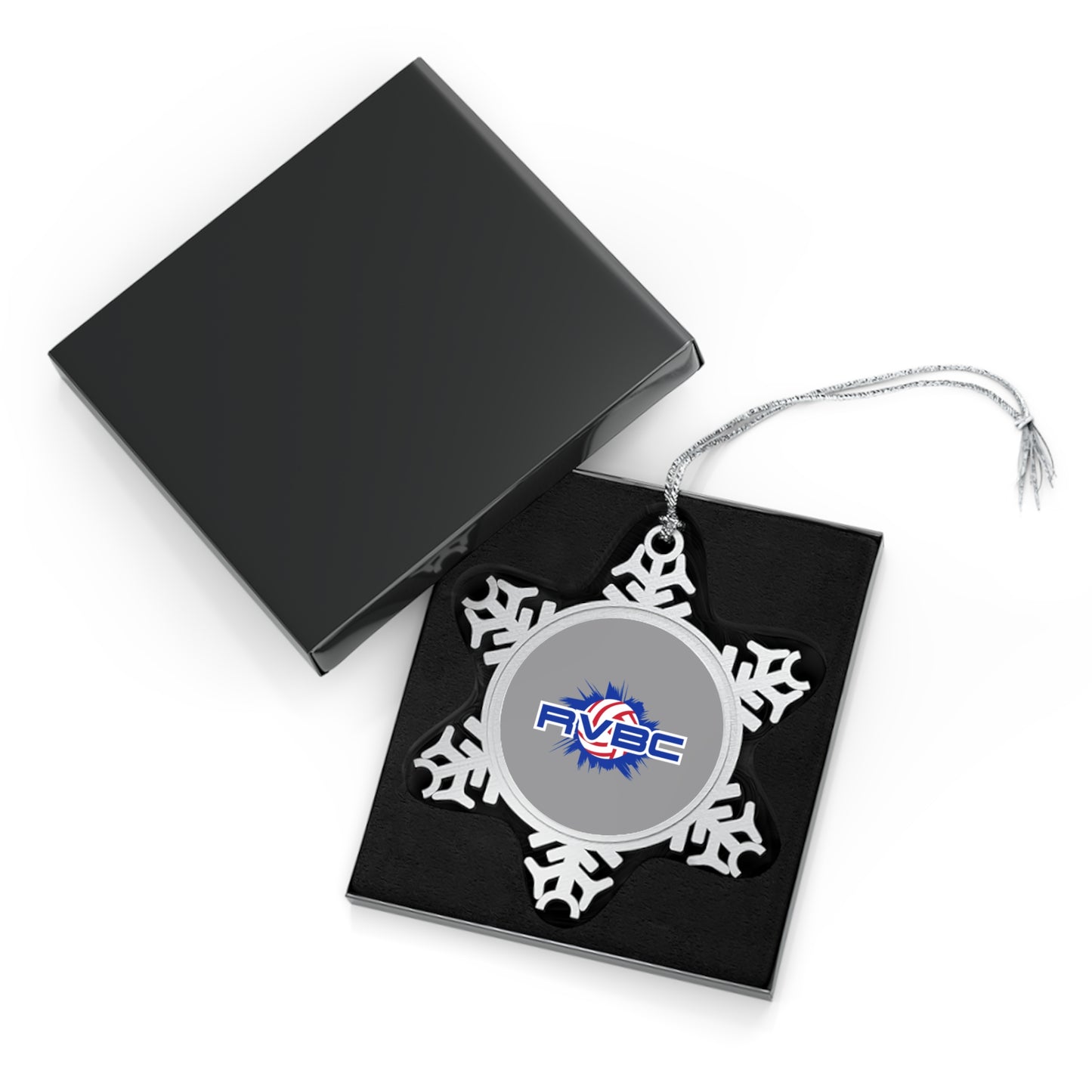 Ridgetop Volleyball Pewter Snowflake Ornament