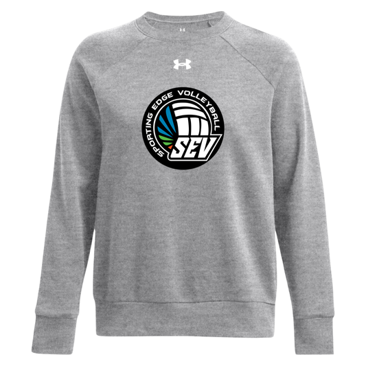 Women's Sporting Edge Volleyball UA Rival Fleece Crewneck