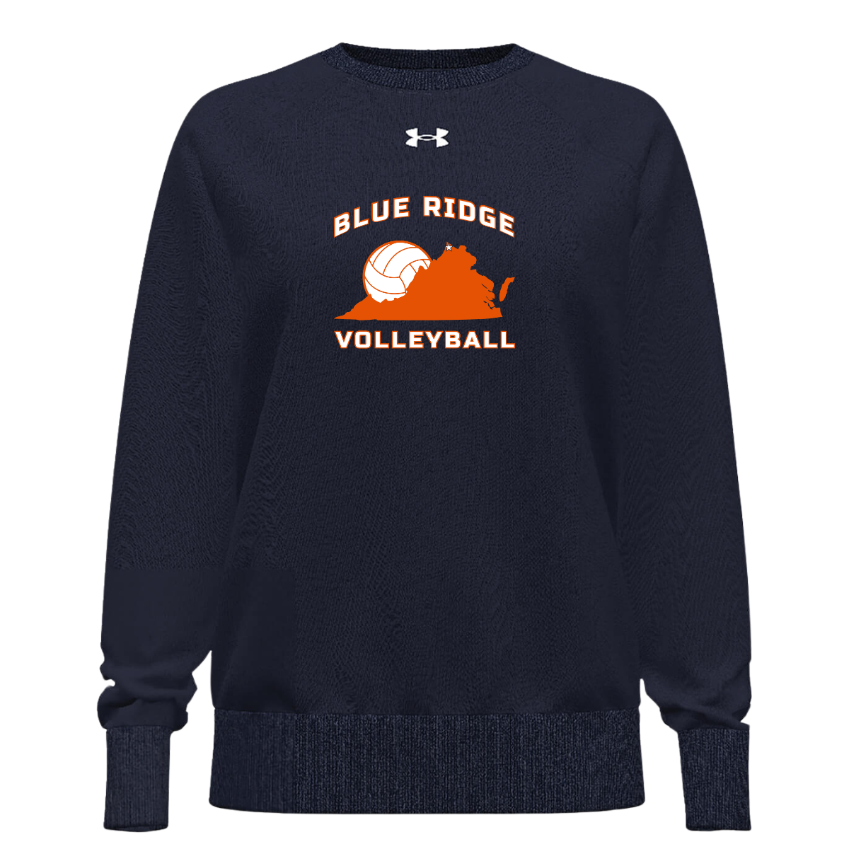 Women's Blue Ridge Volleyball UA Rival Fleece Crewneck