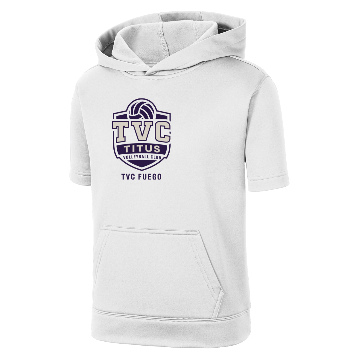 Youth TVC Fuego Sport-Tek Fleece SS Hooded Pullover