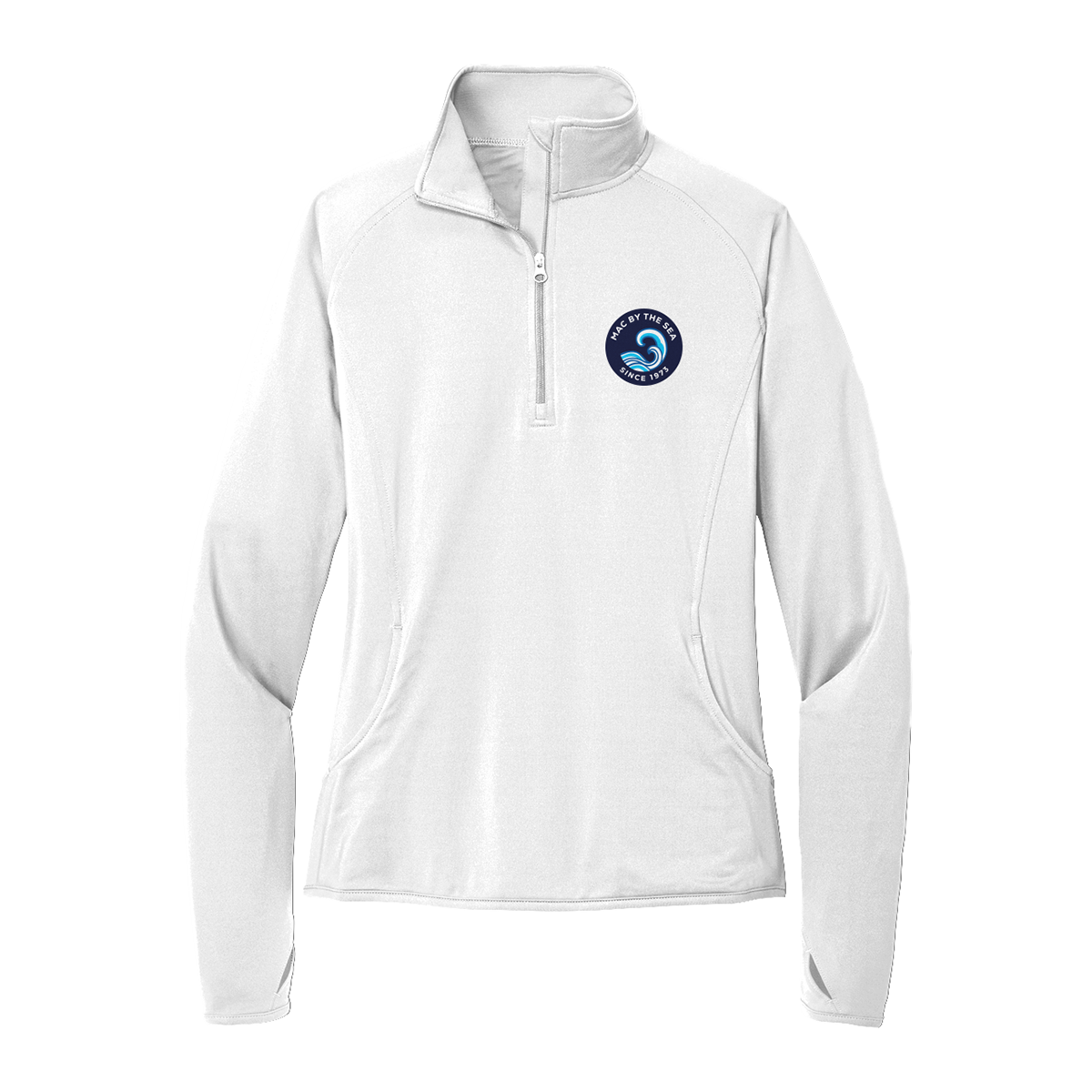 Womens Mac By The Sea Sport Wick 1/4 Zip Pullover