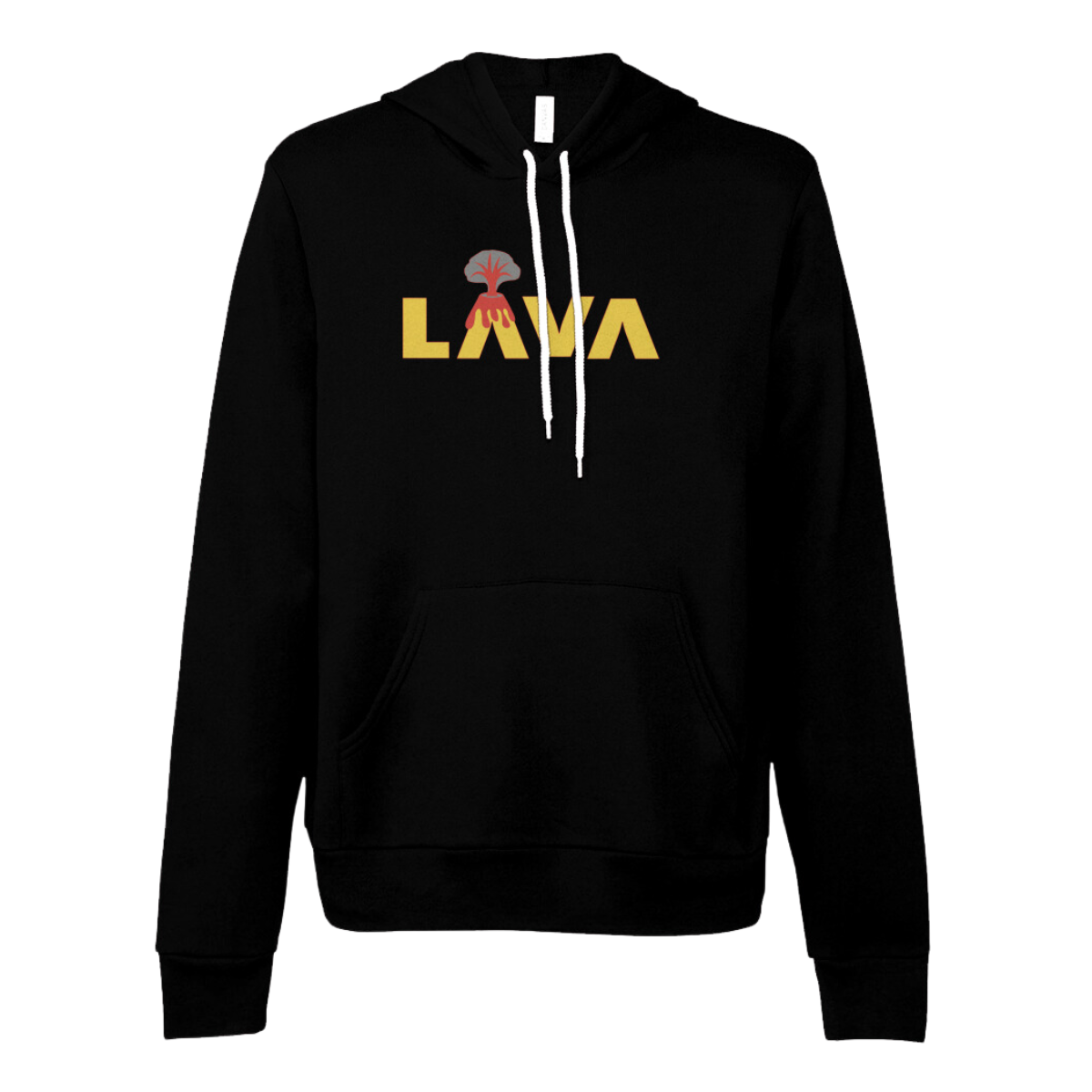 Adult LAVA Bella + Canvas Sponge Fleece Pullover Hoodie - Lava