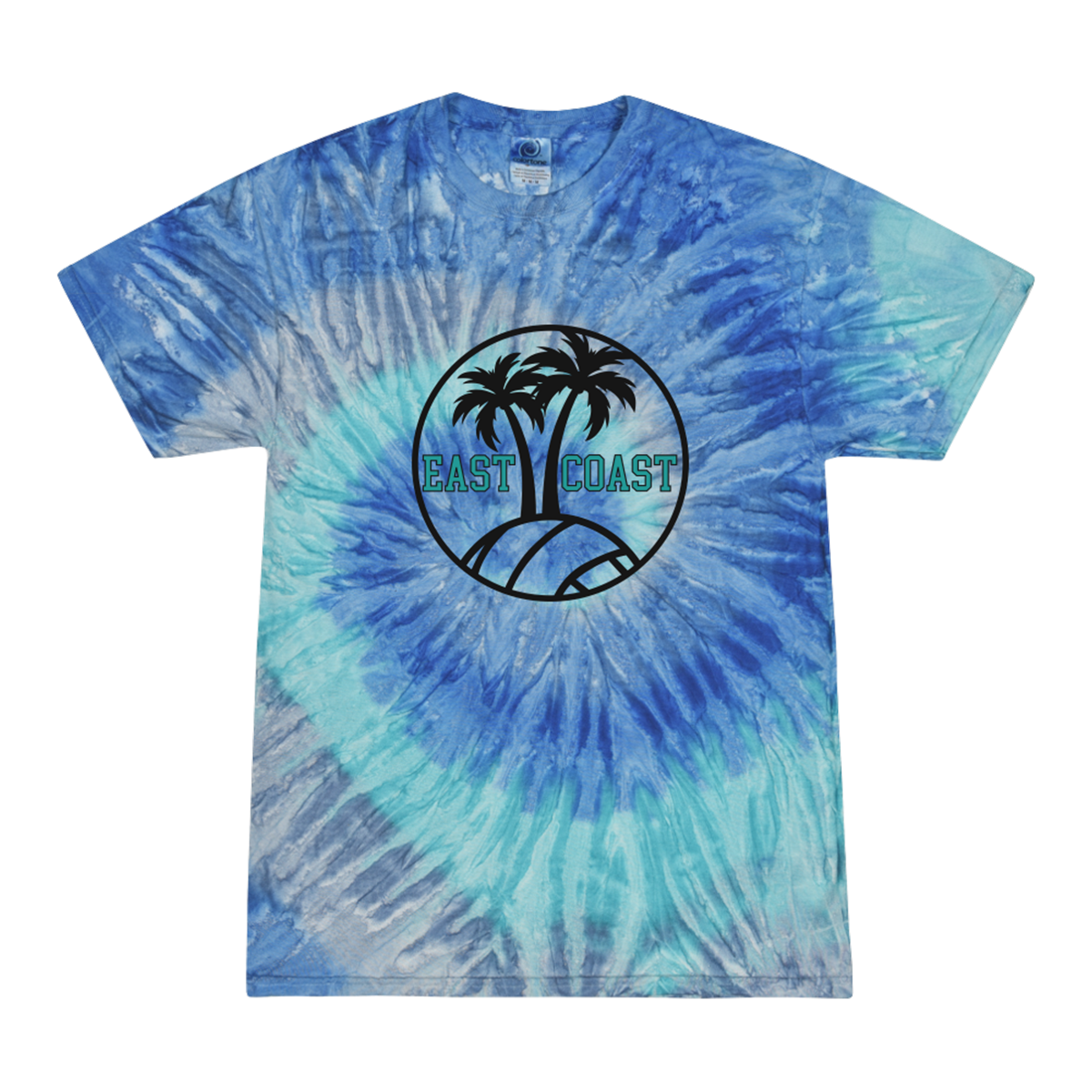 Adult Tie-Dye Blue Jerry Tee