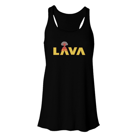 Women's LAVA Bella + Canvas Flowy Racerback Tank - Lava
