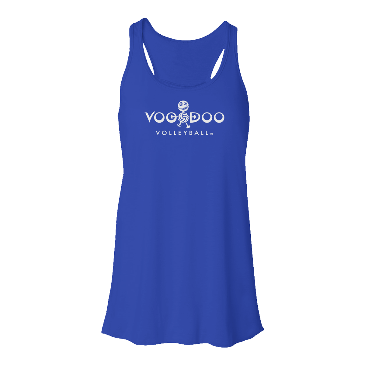 Women's Voodoo Volleyball Bella + Canvas Flowy Racerback Tank