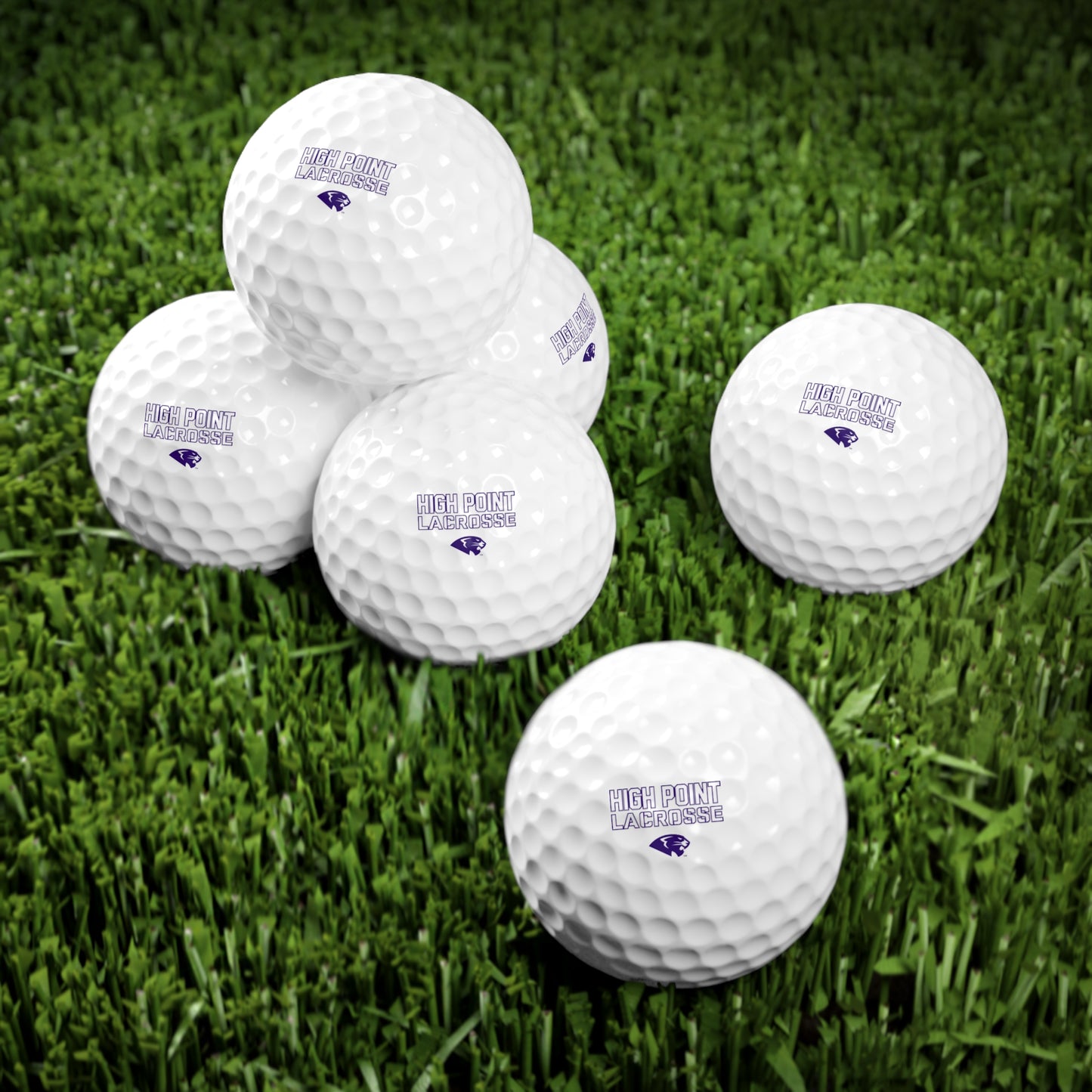 HPU Womens Lacrosse Golf Balls - 6 Pack