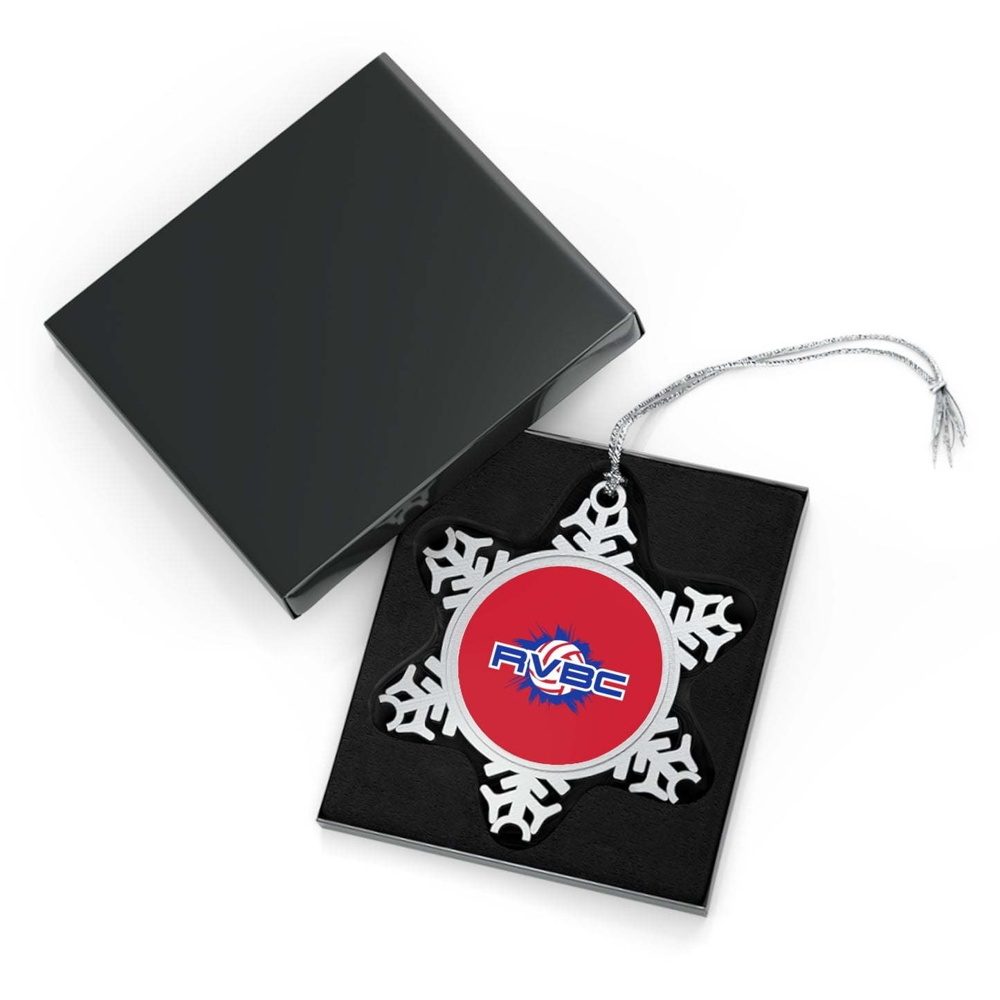 Ridgetop Volleyball Pewter Snowflake Ornament
