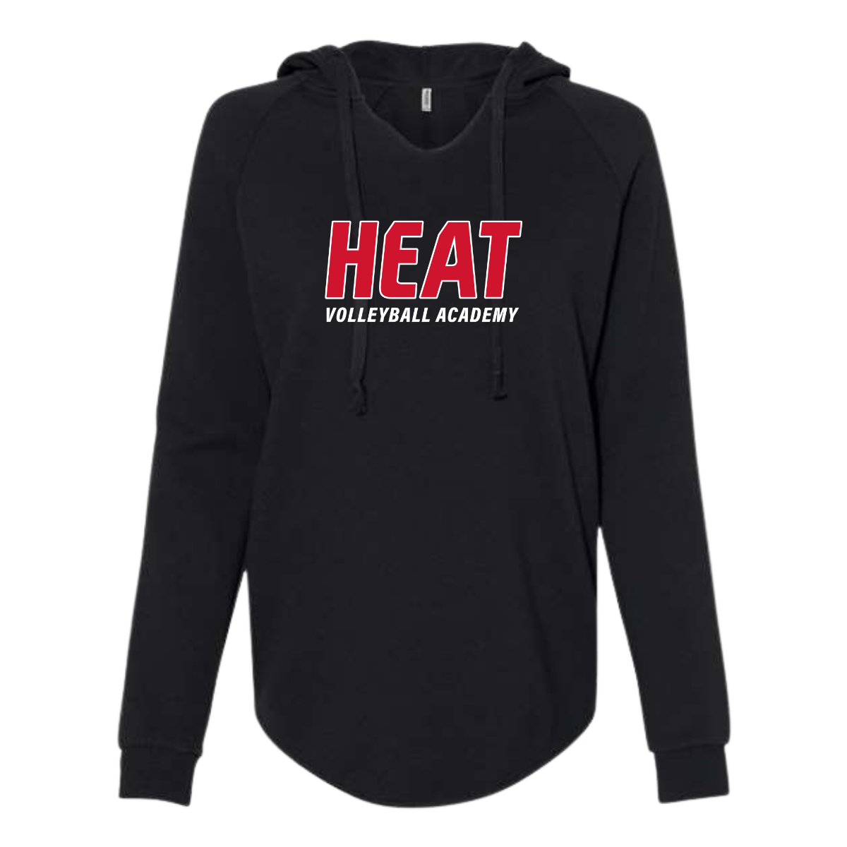 Womens Lightweight  Wash Hooded Sweatshirt