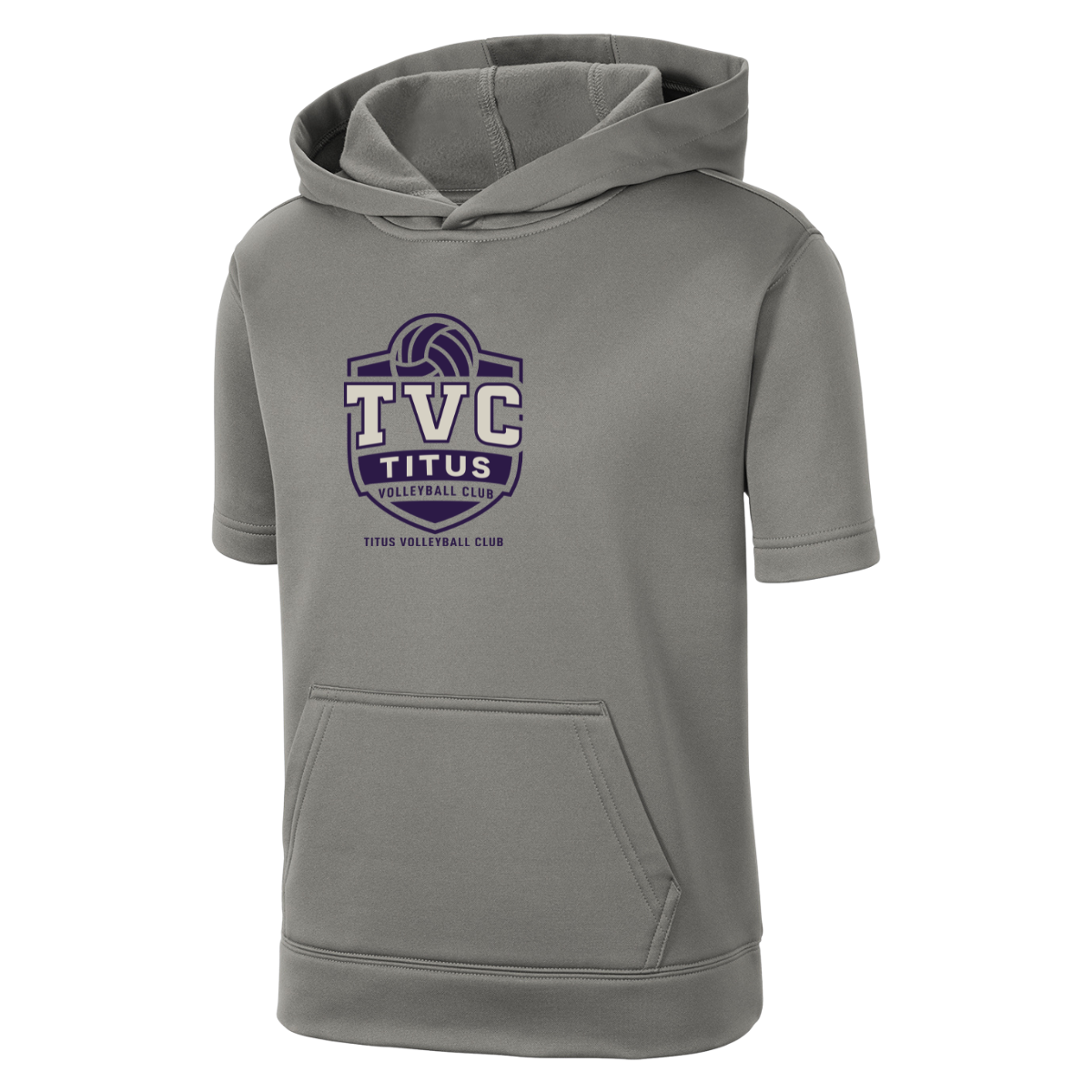 Youth Sport-Tek Fleece SS Hooded Pullover