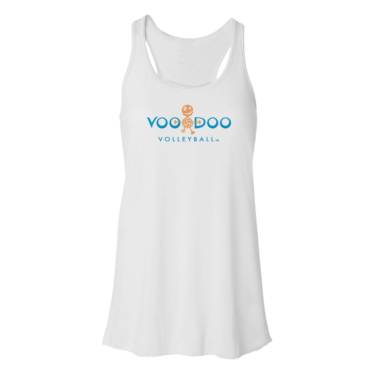 Women's Voodoo Volleyball Bella + Canvas Flowy Racerback Tank