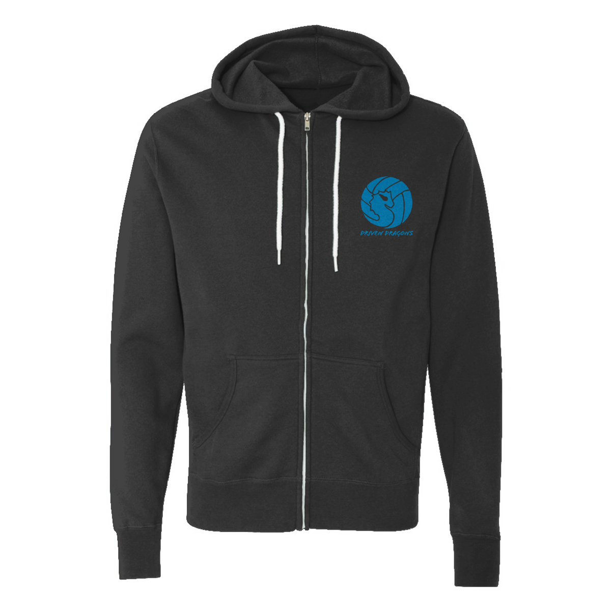Adult Driven Dragons ITC Lightweight Full Zip Hoodie