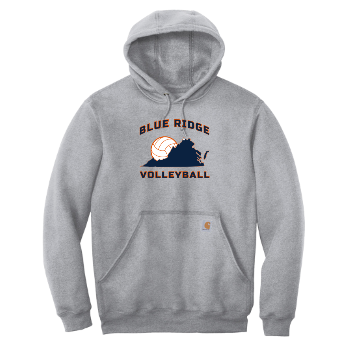 Adult Blue Ridge Volleyball Carhartt Midweight Hoodie