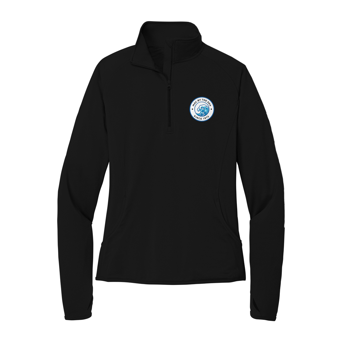 Womens Mac By The Sea Sport Wick 1/4 Zip Pullover