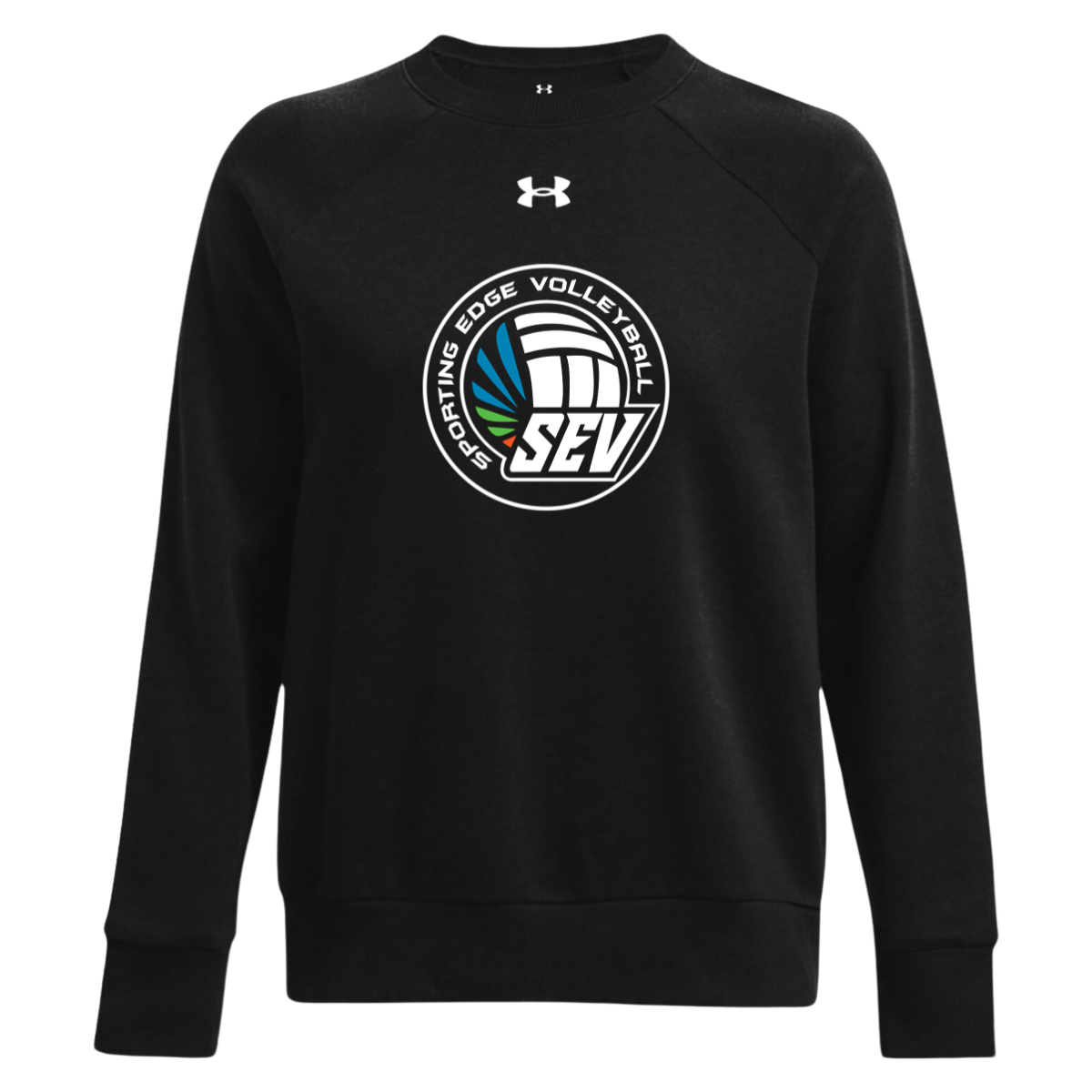 Women's Sporting Edge Volleyball UA Rival Fleece Crewneck