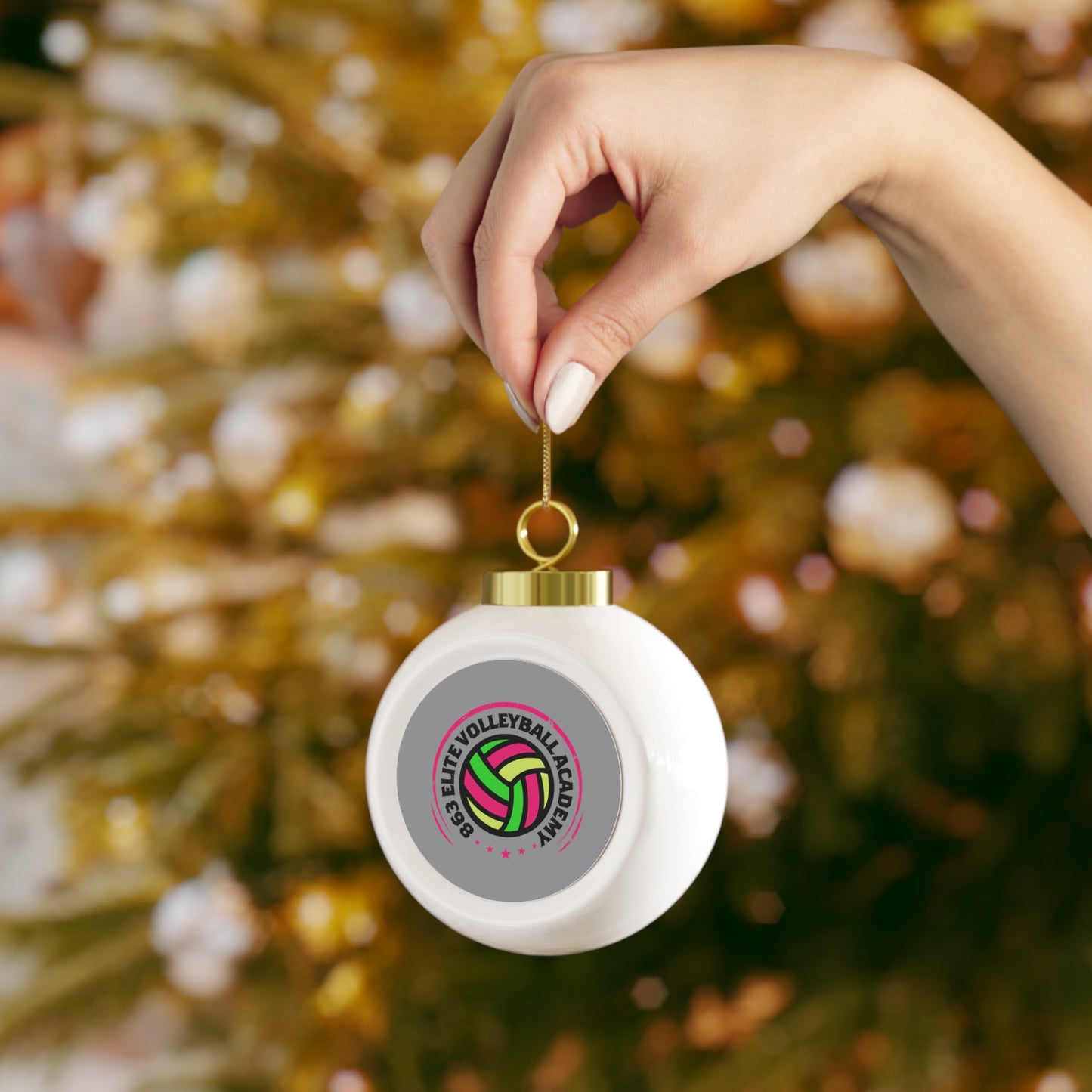 863 Elite Volleyball Christmas Ball Ornament