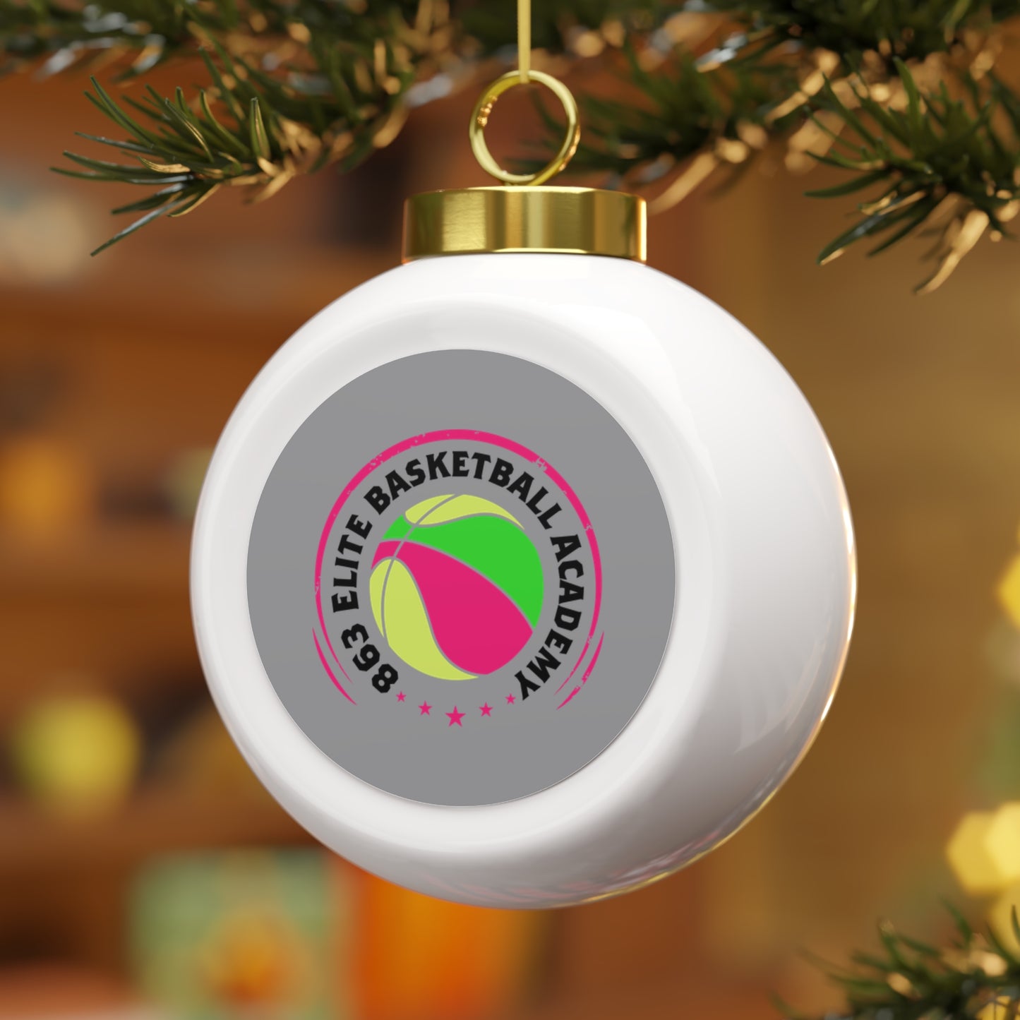 863 Elite Basketball Christmas Ball Ornament