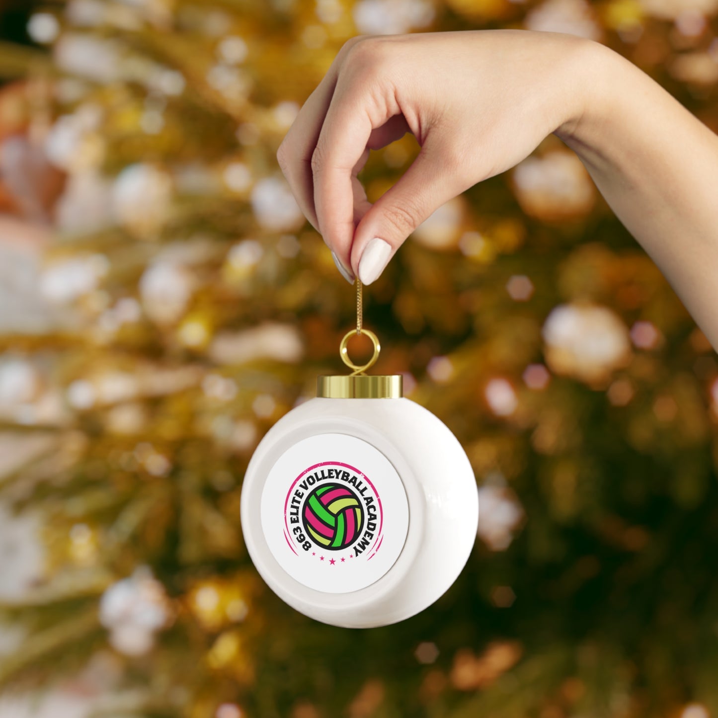 863 Elite Volleyball Christmas Ball Ornament