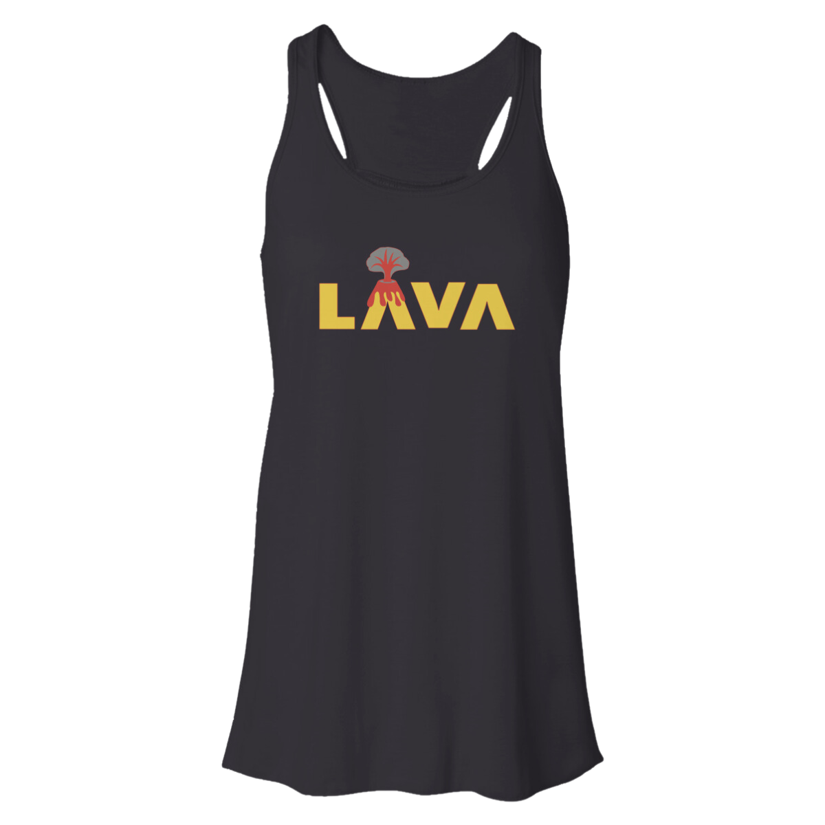Women's LAVA Bella + Canvas Flowy Racerback Tank - Lava