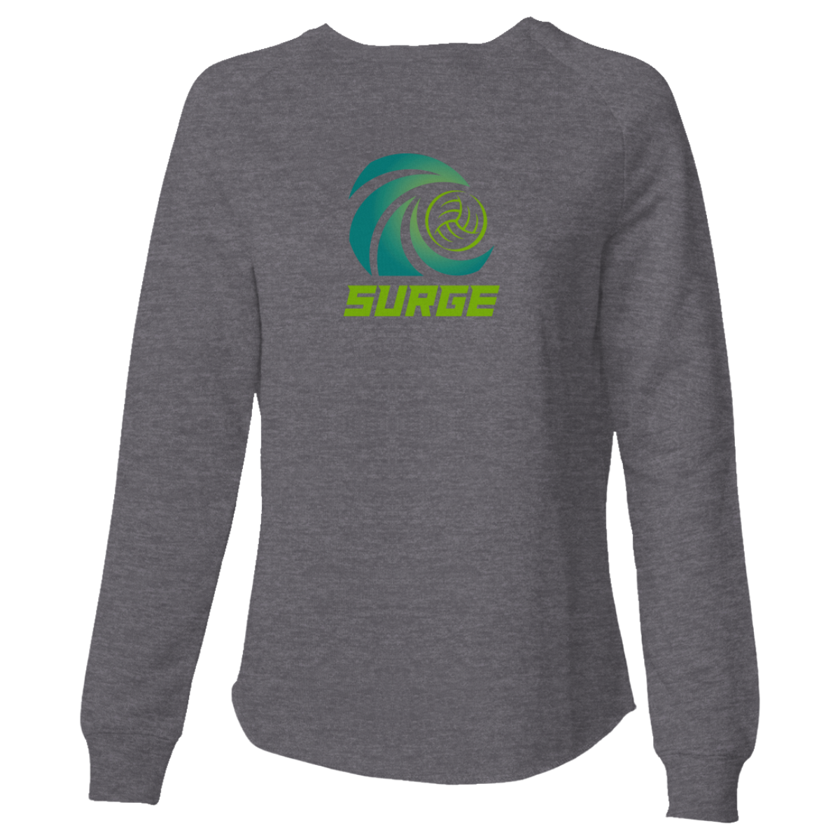 Womens Lightweight Wash Sweatshirt