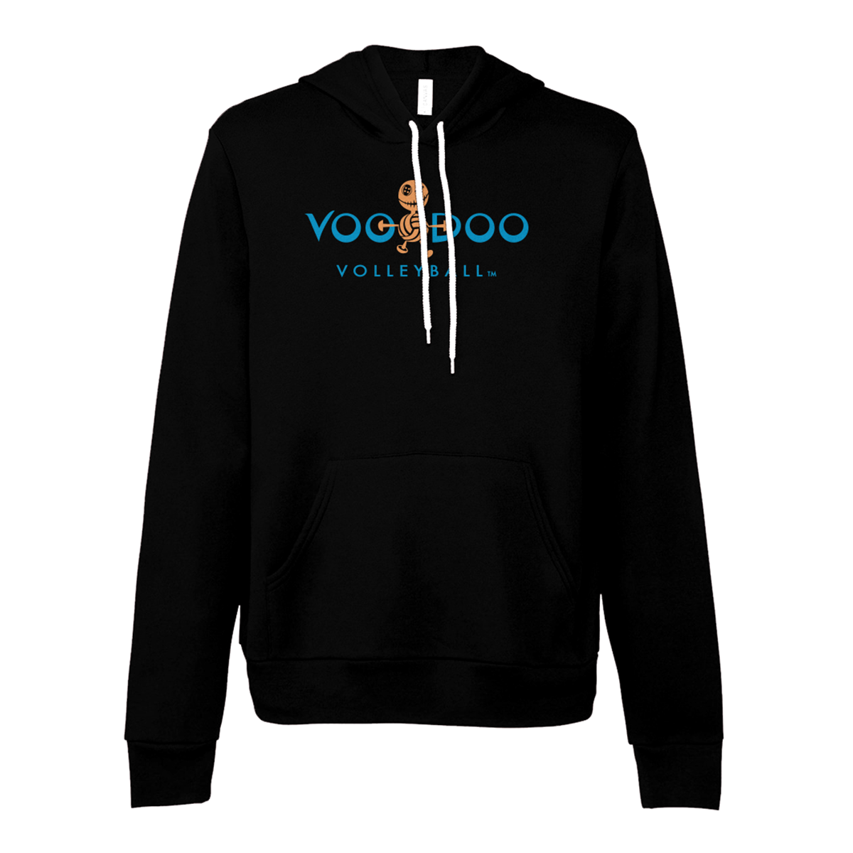 Adult Voodoo Volleyball Bella + Canvas Sponge Fleece Pullover Hoodie