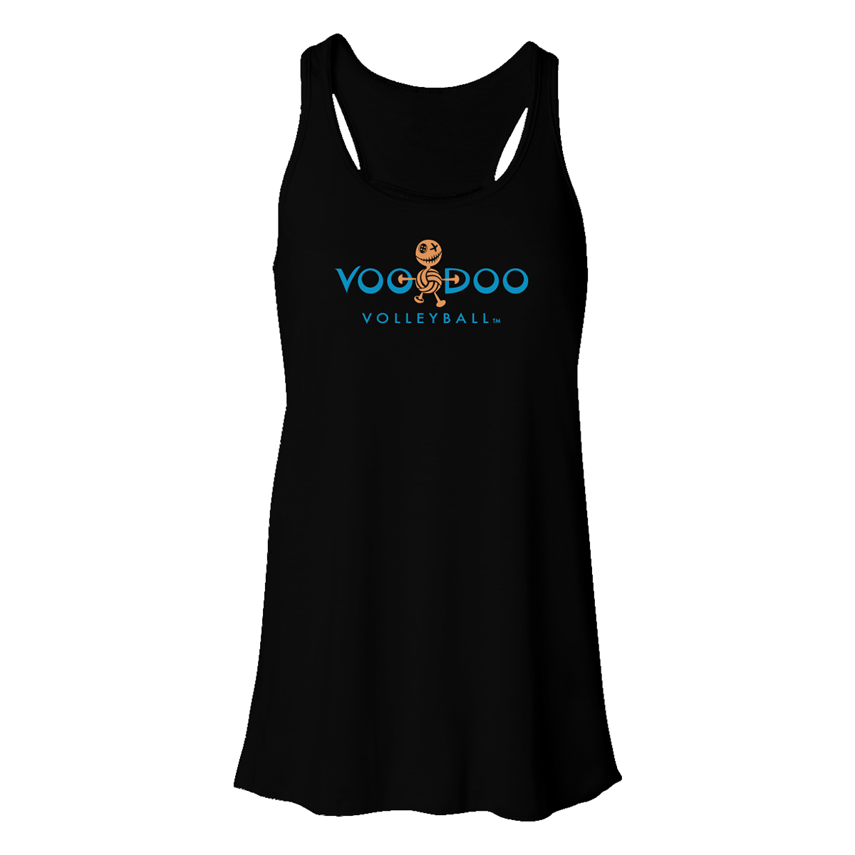 Women's Voodoo Volleyball Bella + Canvas Flowy Racerback Tank