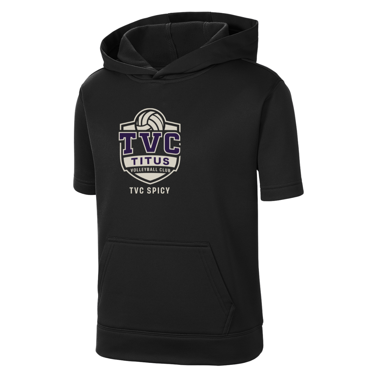Youth TVC Spicy Sport-Tek Fleece SS Hooded Pullover