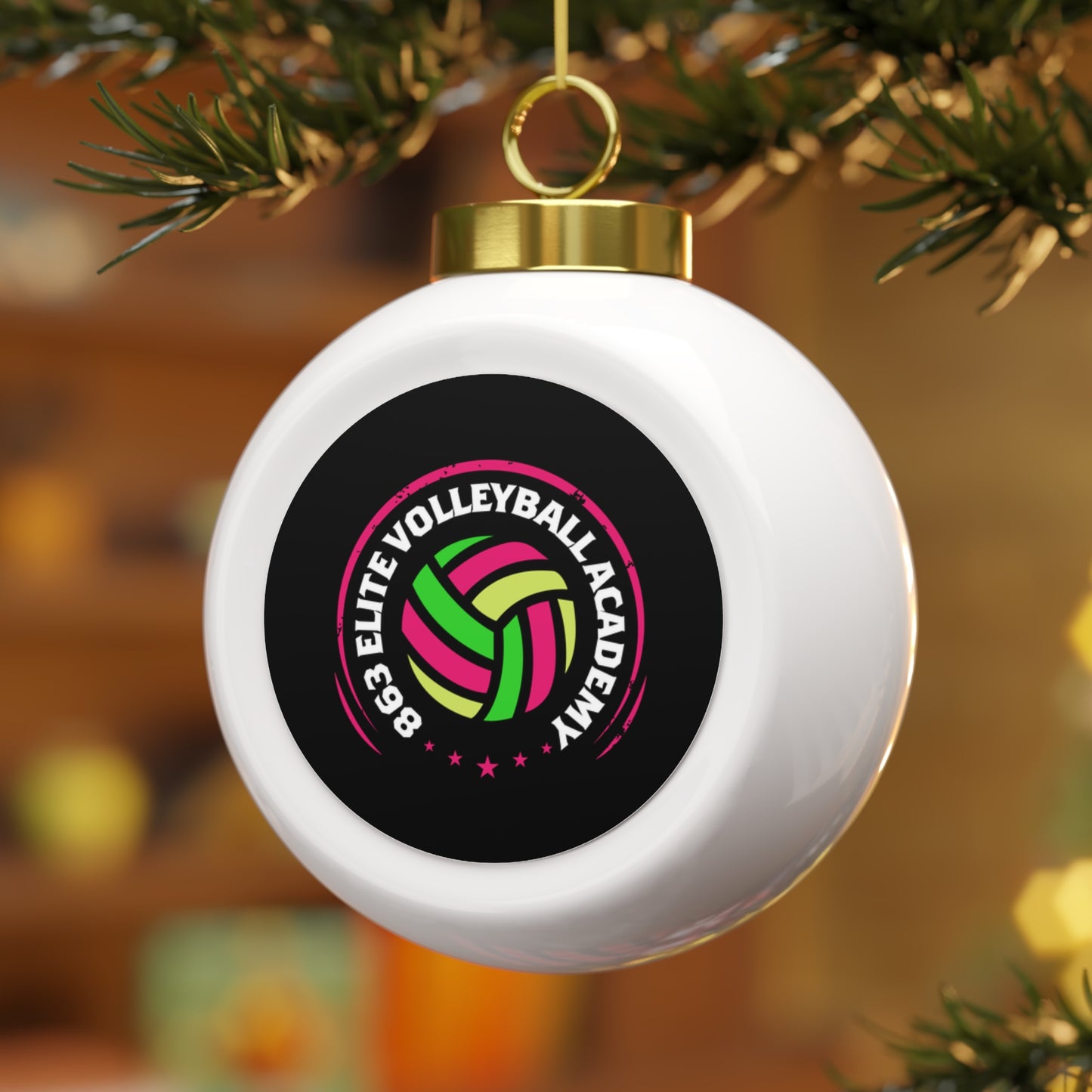 863 Elite Volleyball Christmas Ball Ornament