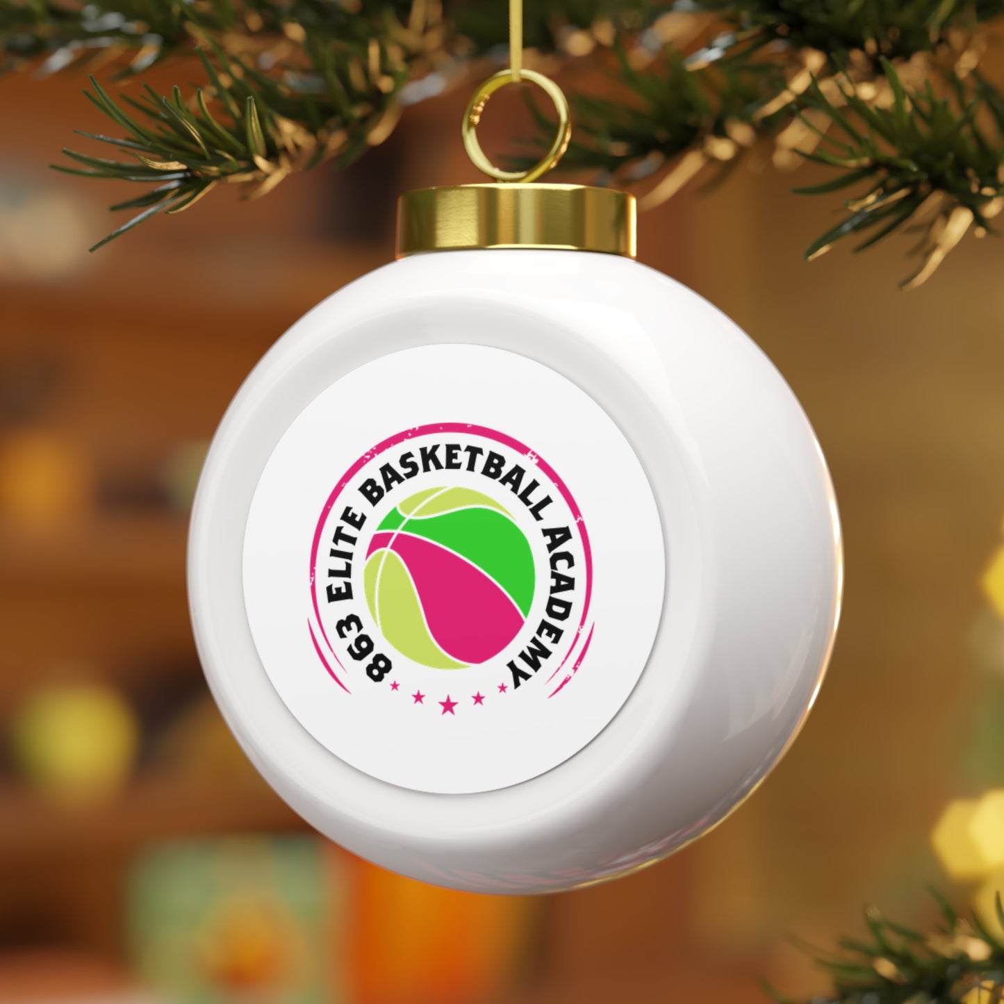 863 Elite Basketball Christmas Ball Ornament