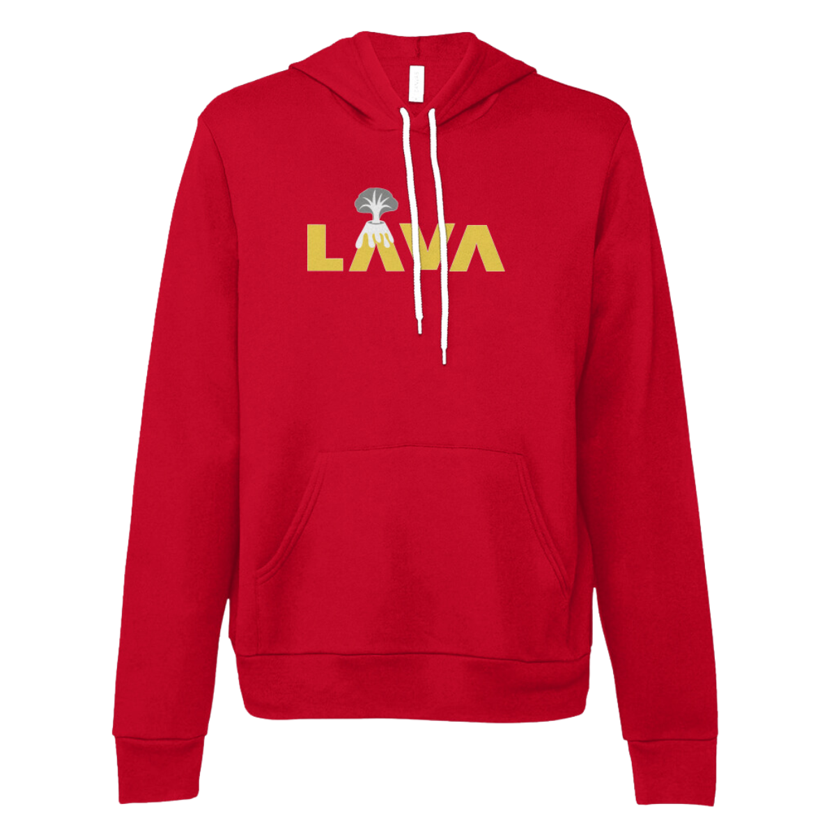 Adult LAVA Bella + Canvas Sponge Fleece Pullover Hoodie - Lava