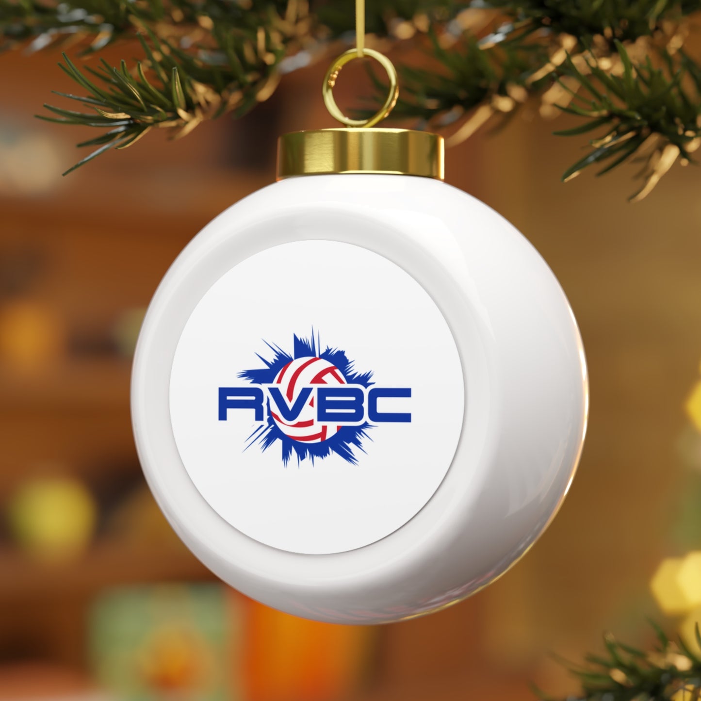 Ridgetop Volleyball Christmas Ball Ornament