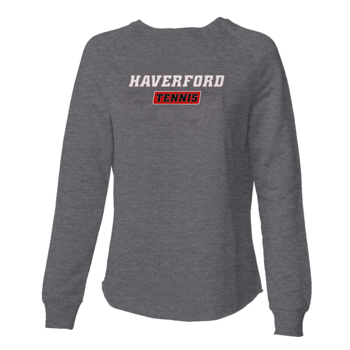 Women's Haverford Tennis Wave Wash Crewneck Sweatshirt