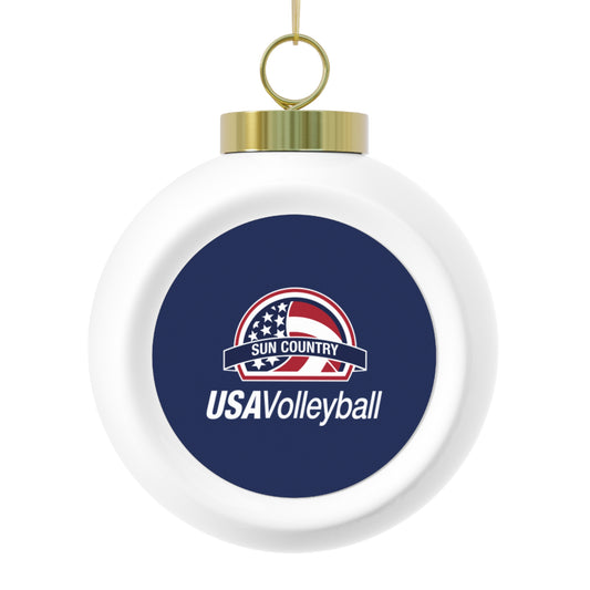 Sun Country Volleyball Christmas Ball Ornament