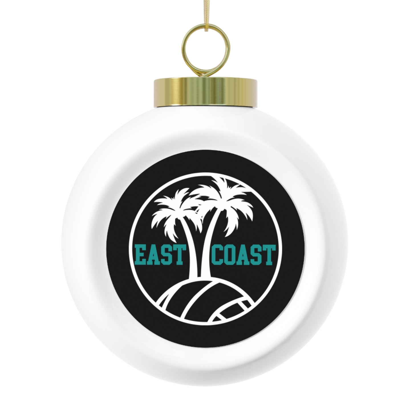 East Coast Volleyball Christmas Ball Ornament