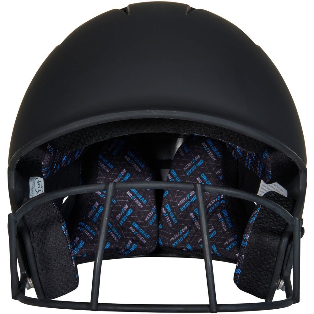 Champro HX Rise Fastpitch Matte Batting Helmet w/Faceguard