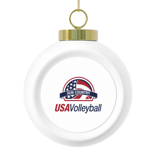 Sun Country Volleyball Christmas Ball Ornament
