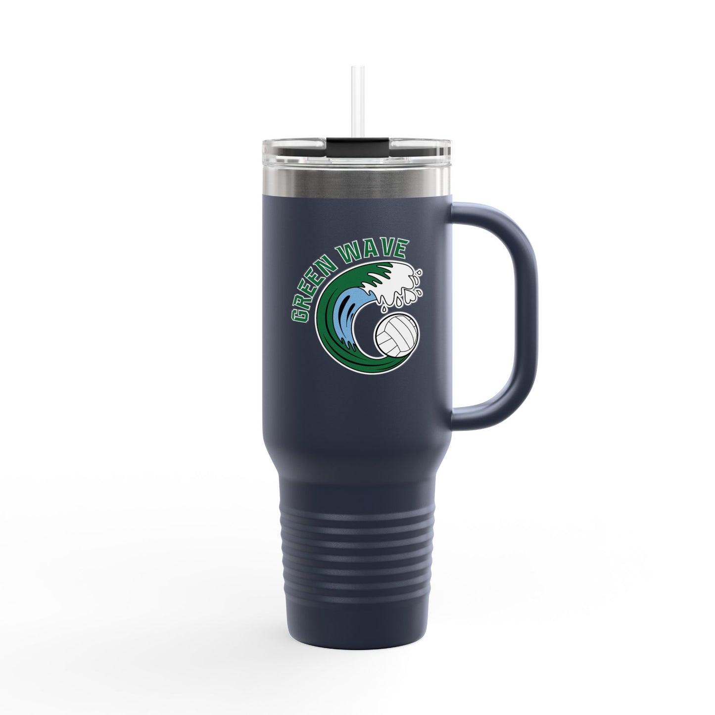 Green Wave Insulated Travel Mug (40 oz)