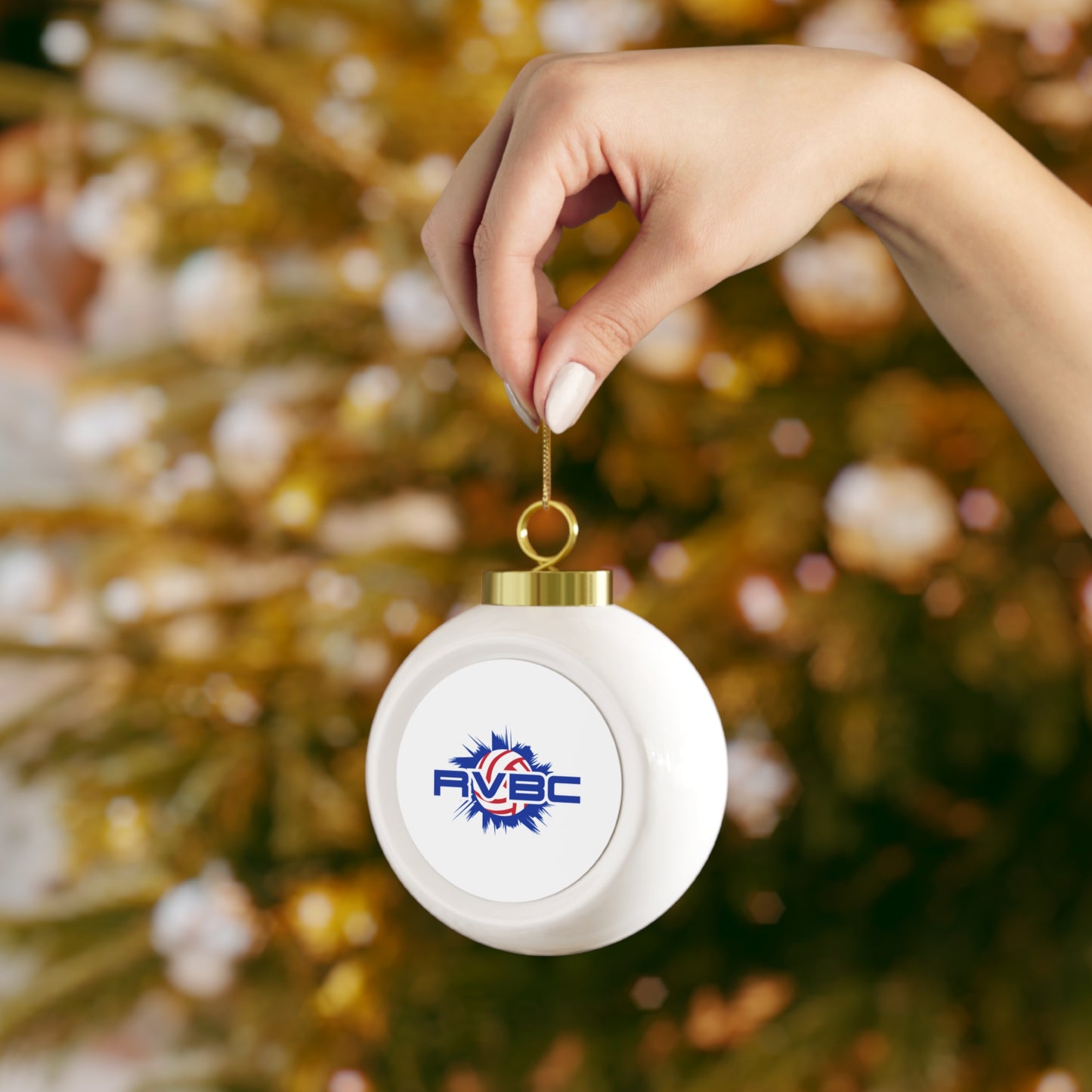 Ridgetop Volleyball Christmas Ball Ornament