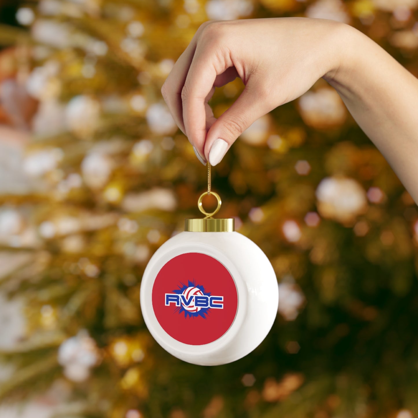 Ridgetop Volleyball Christmas Ball Ornament