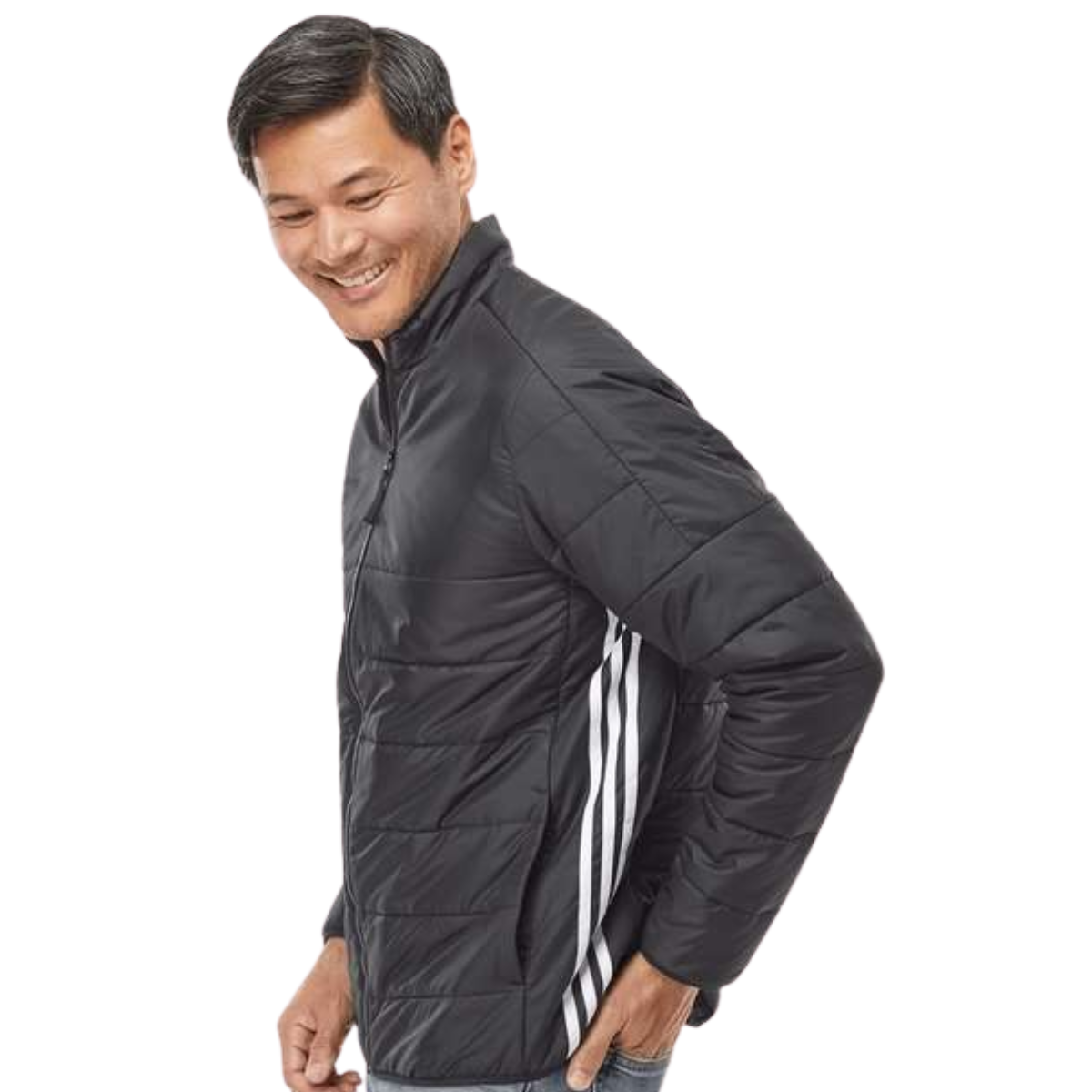 Adult Adidas 3-Stripes Puffer Full-Zip Jacket