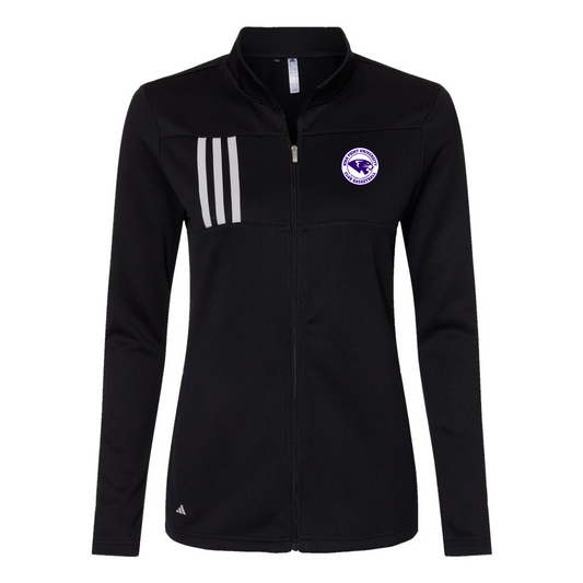 Women's Adidas 3-Stripe Double-Knit Full-Zip - Basketball