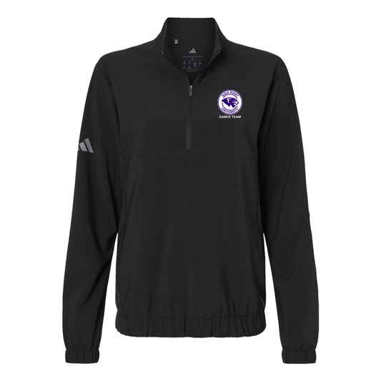 Womens HPU Dance Adidas Stretch Woven Half-Zip