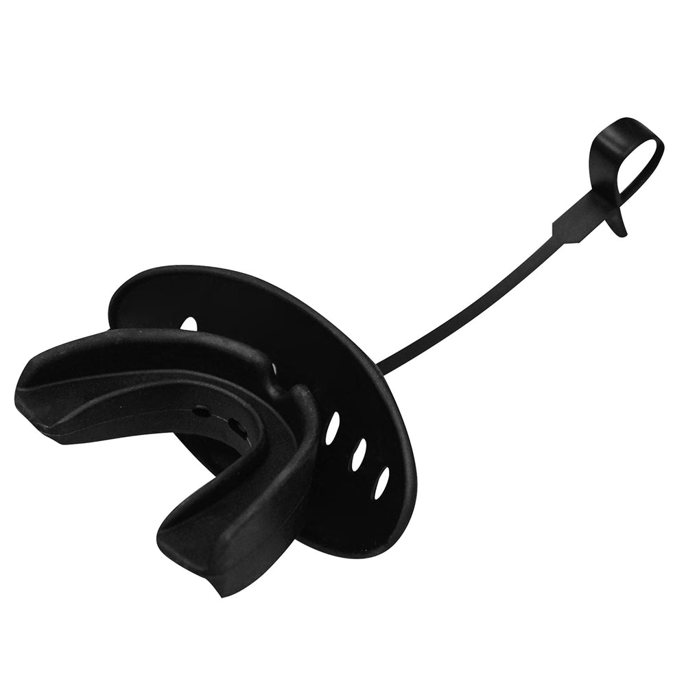 BOIL-AND-BITE STRAPPED MOUTHGUARD W/LIP PROTECTOR - AF56B