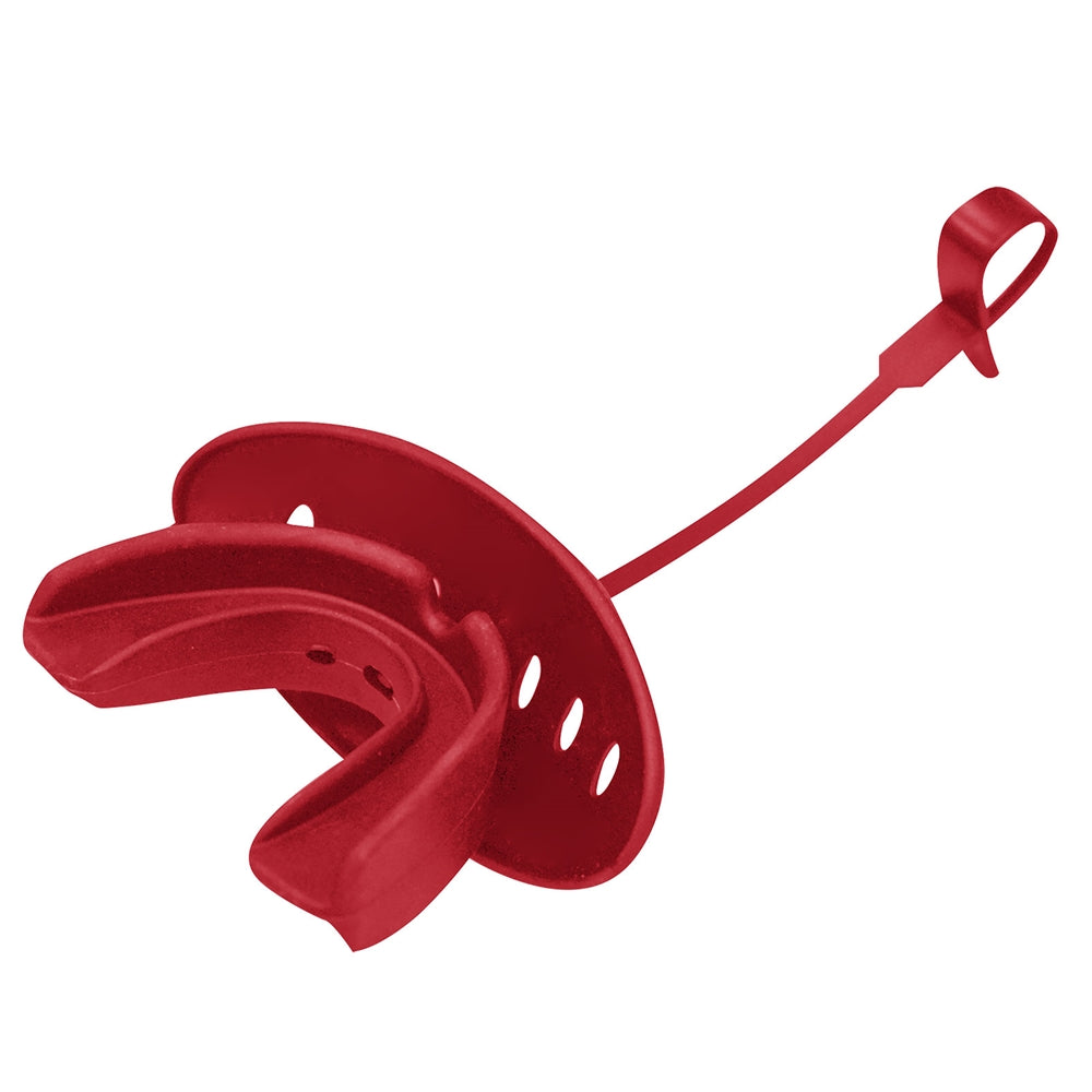 BOIL-AND-BITE STRAPPED MOUTHGUARD W/LIP PROTECTOR - AF56YSC