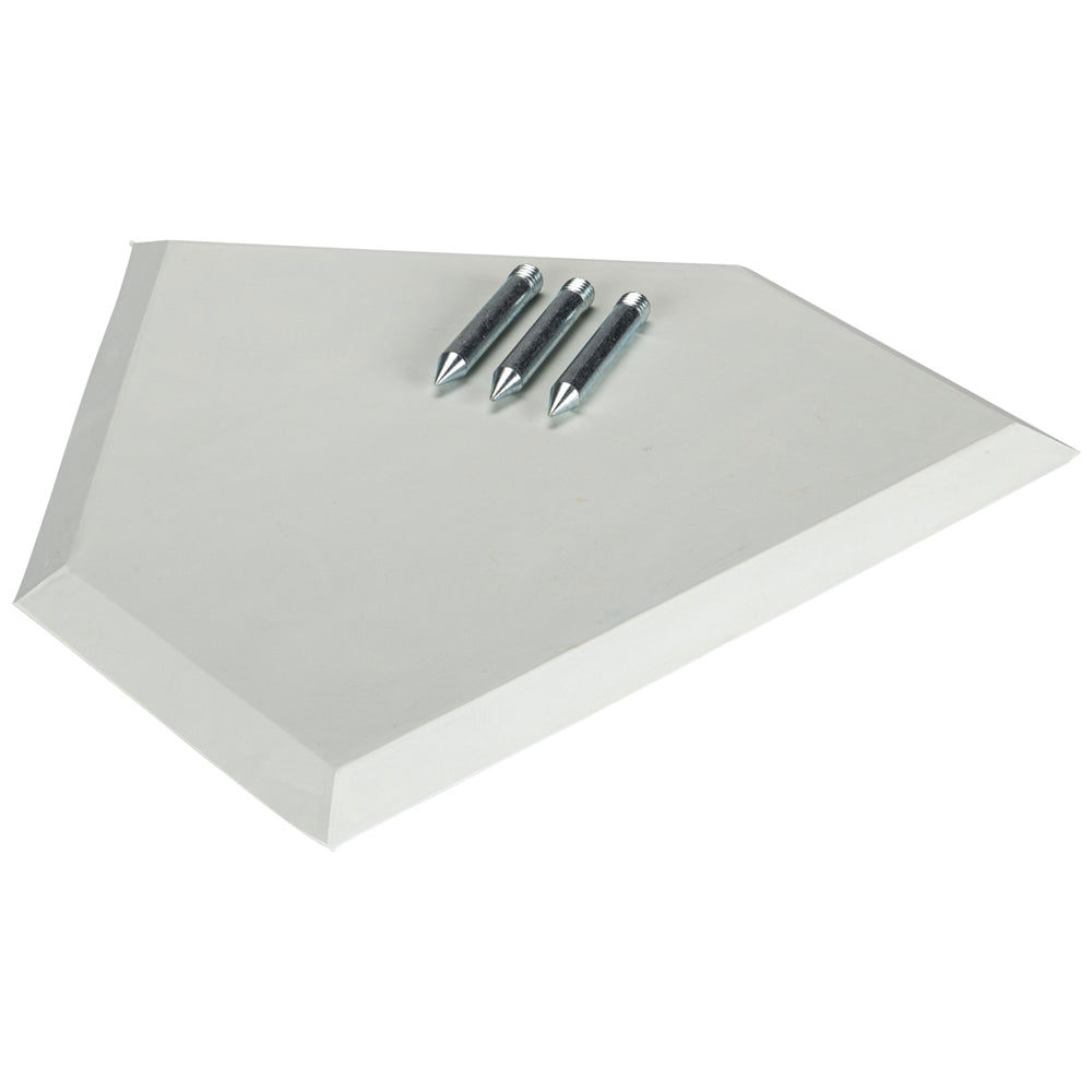 WAFFLE BOTTOM HOME PLATE WITH SPIKES - B032